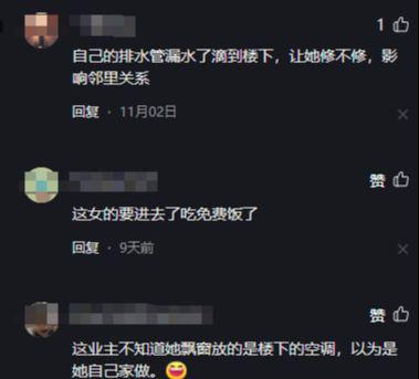 水业主自修却遭质疑真相曝光！凯发K8首页登录高层空调漏(图5)